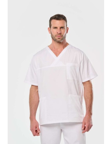 DES-WK504-UNISEX SHORT SLEEVE COTTON TUNIC